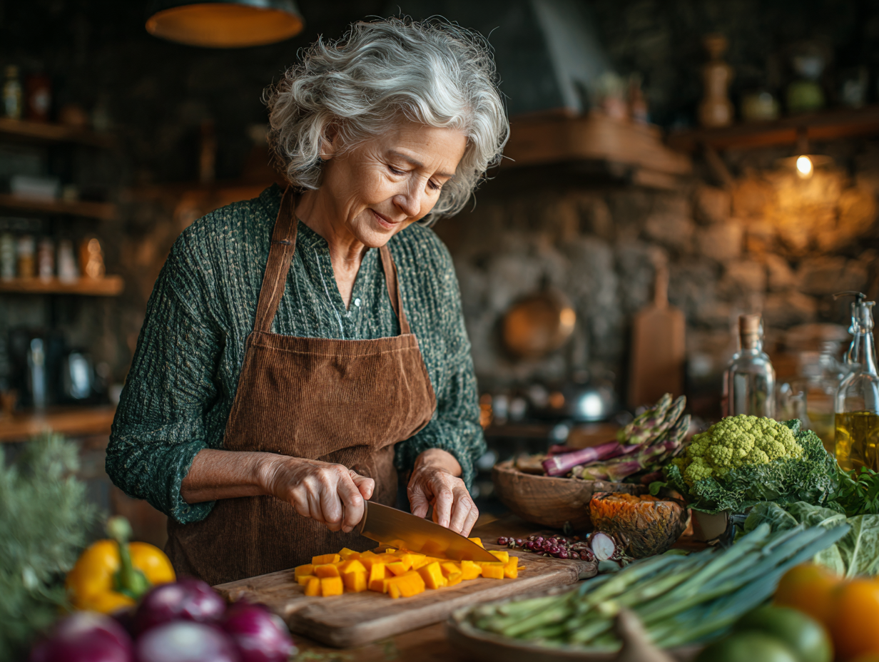 Echipa de specialiști în nutriție lucrând împreună pentru sănătatea seniorilor